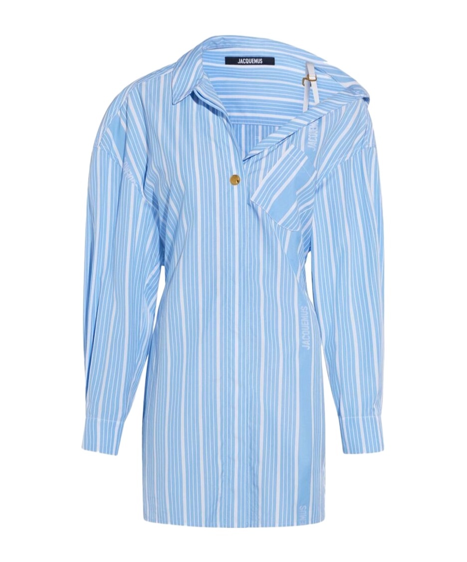 Jacquemus Gestreiftes Kleid In Blue