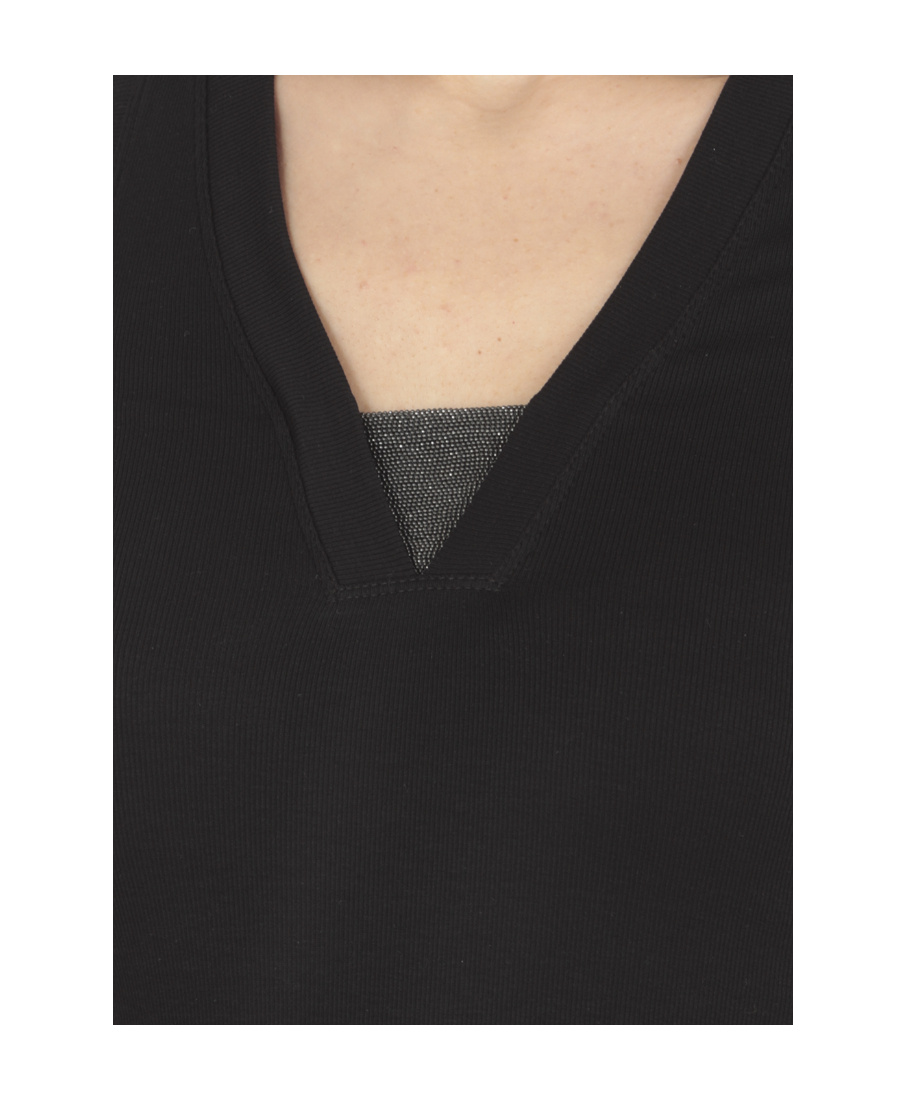 Brunello Cucinelli Monili Chain-embellished Tank Top In Black