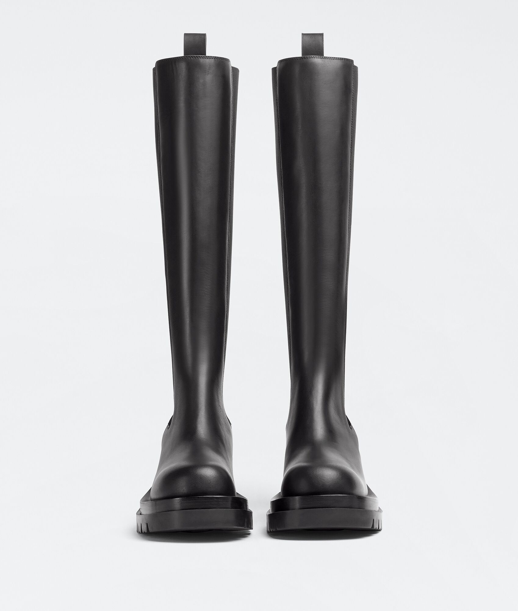 Bottega Veneta Lug 70mm Knee-length Boots In Black