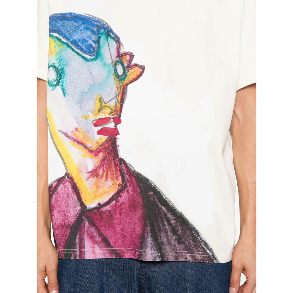 Charles Jeffrrey Loverboy Short-sleeved T-shirt In White