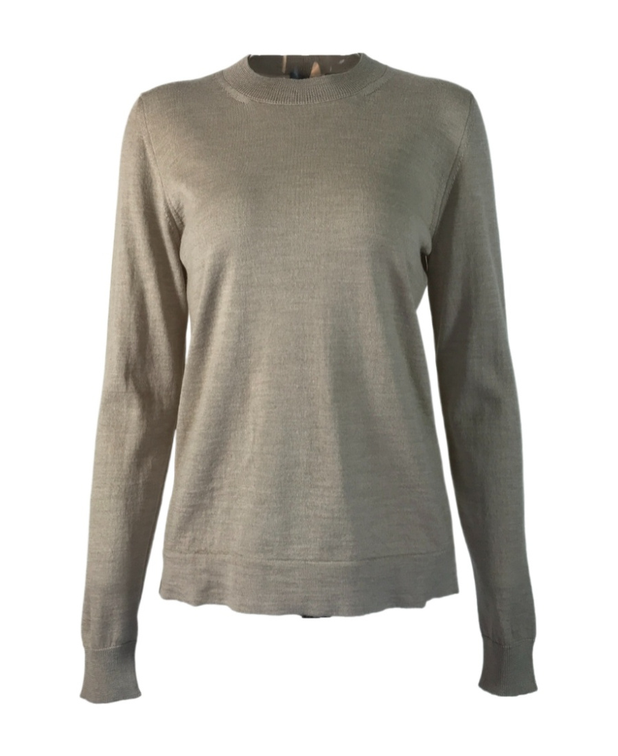 Weekend Max Mara Long-sleeved Sweater In Gray