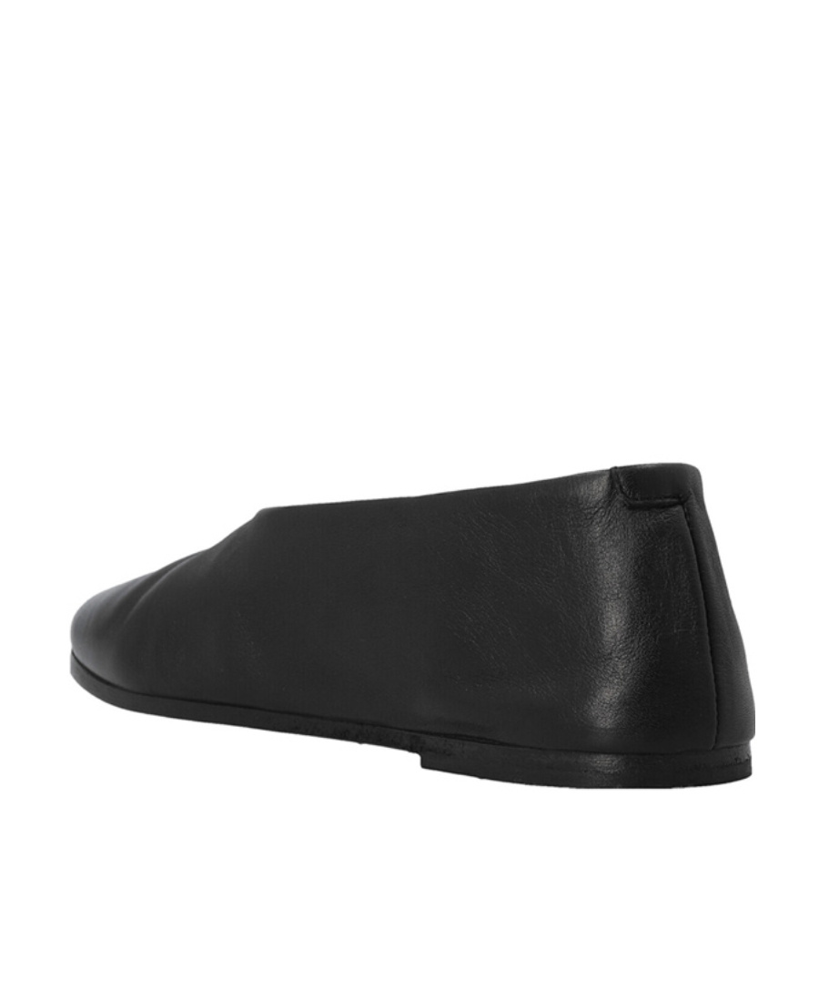 Marsèll Logo Flats In Black