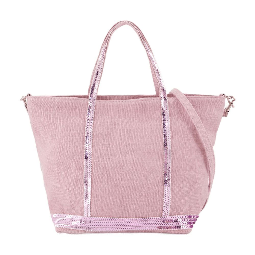 Vanessa Bruno Sequined Shoulder Bag In Pink