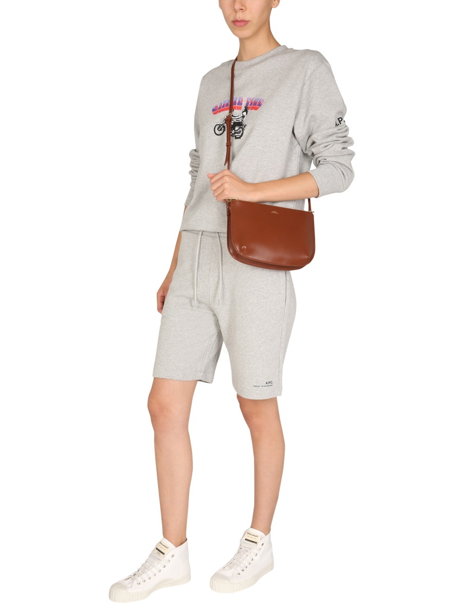Apc Grey Gimme Five Edition Mika Sweatshirt In White