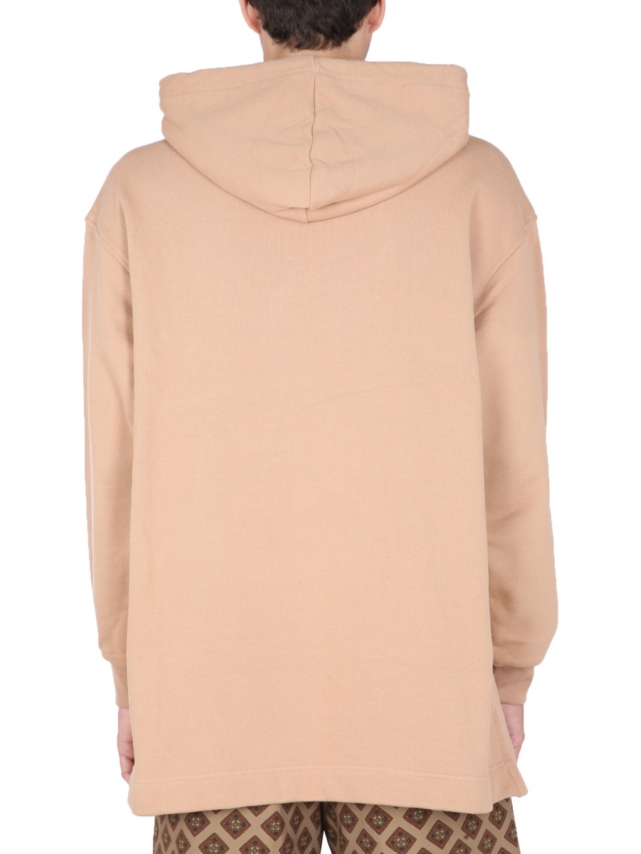 Dries Van Noten "haspe" Sweatshirt In Nude