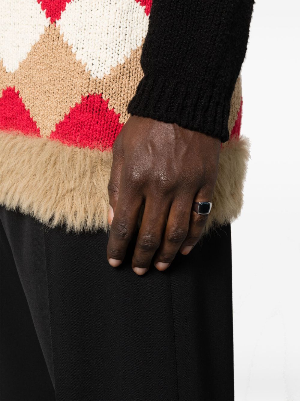 Tom Wood Logo Ring In White