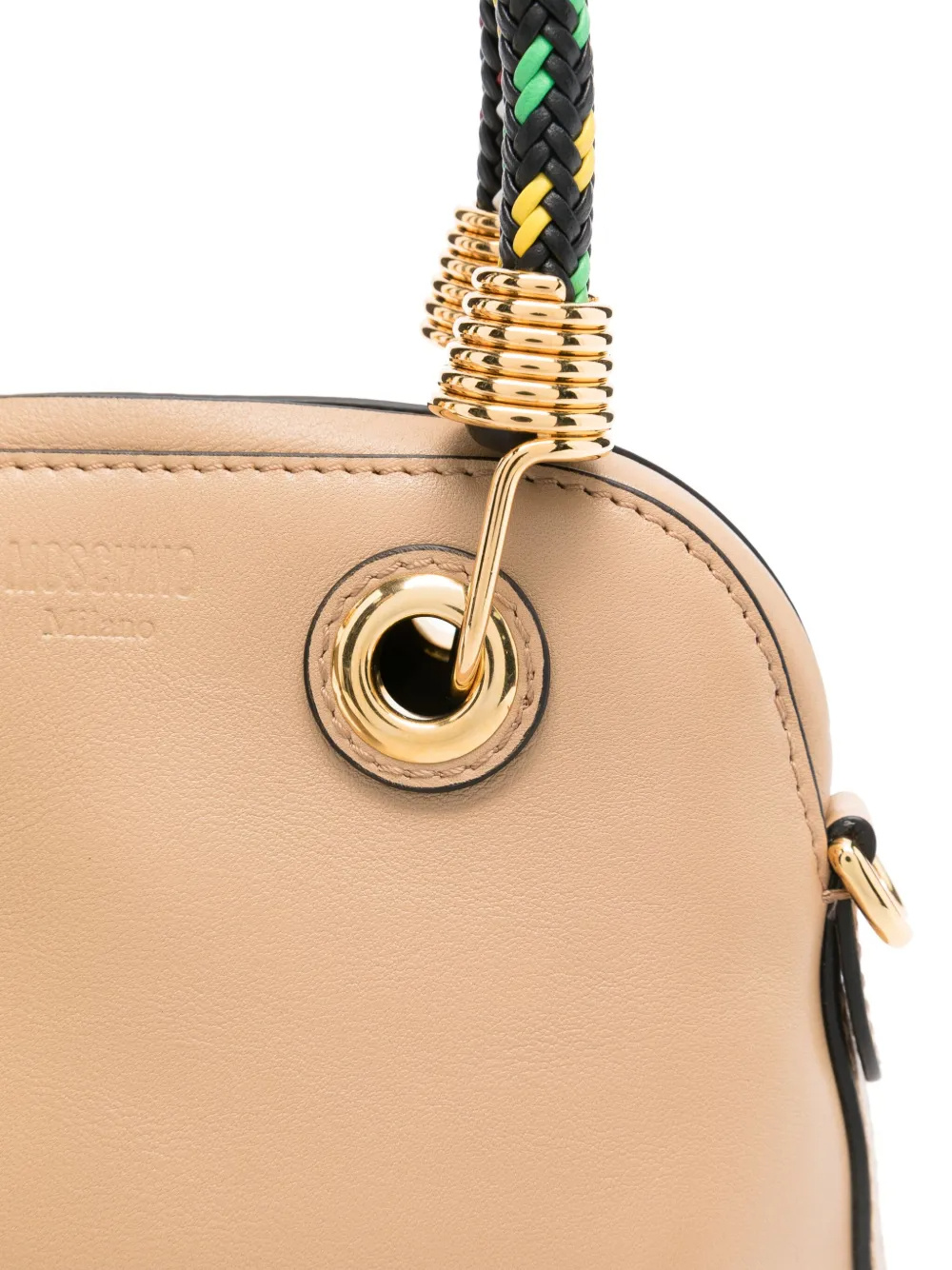 MOSCHINO ZIPPERED SHOULDER BAG
