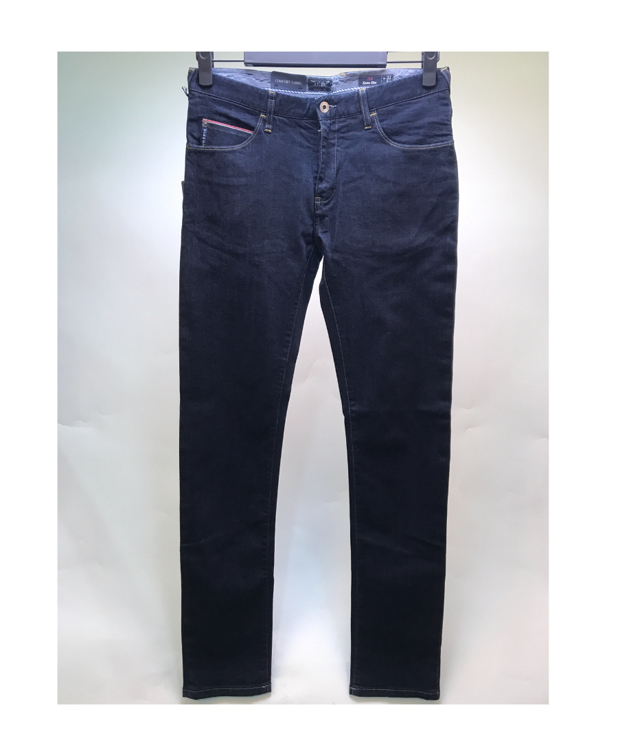 Armani Jeans Logo Details Jeans In Black