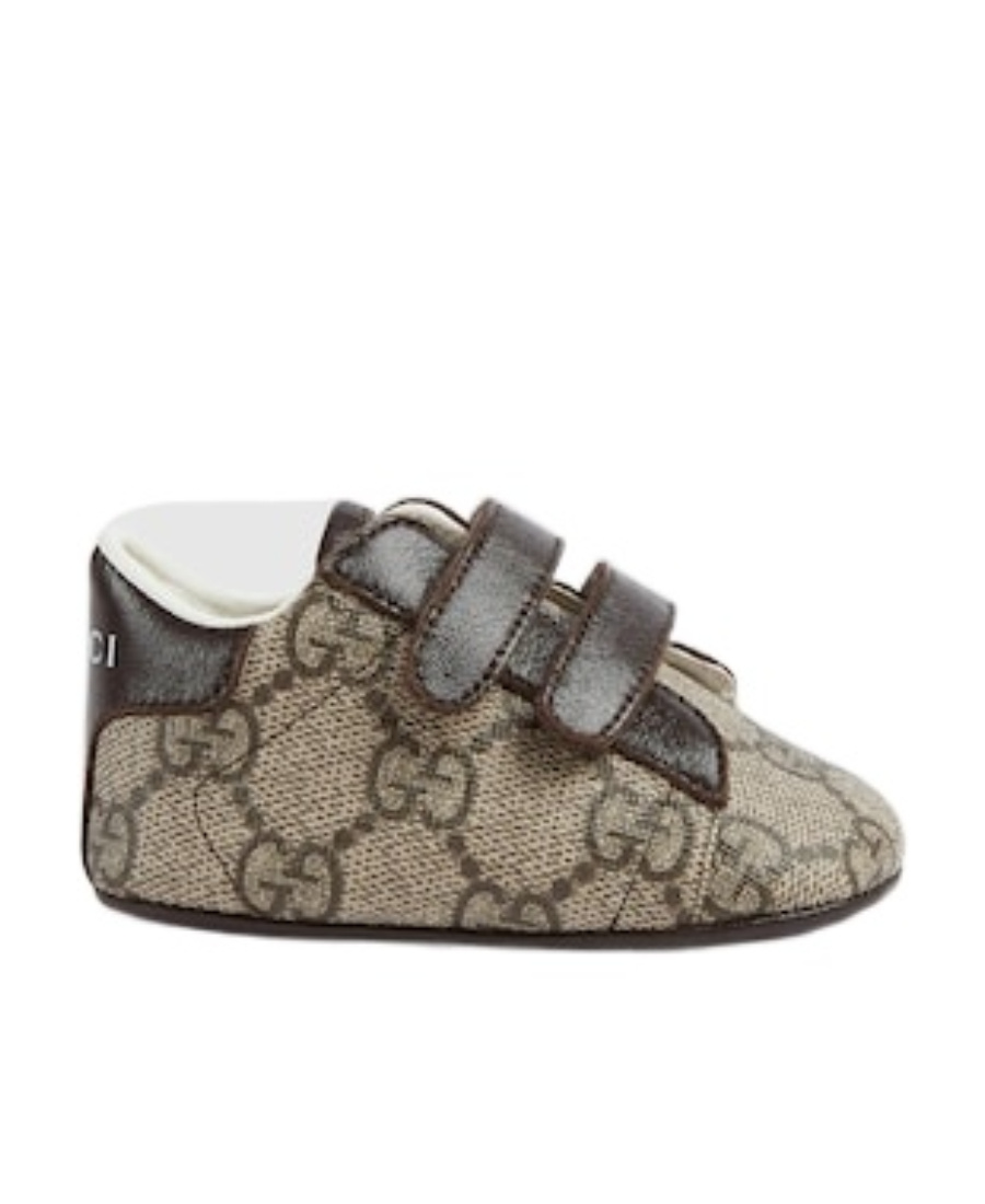 Gucci Ace Gg-jacquard Pre-walkers In Multicolor
