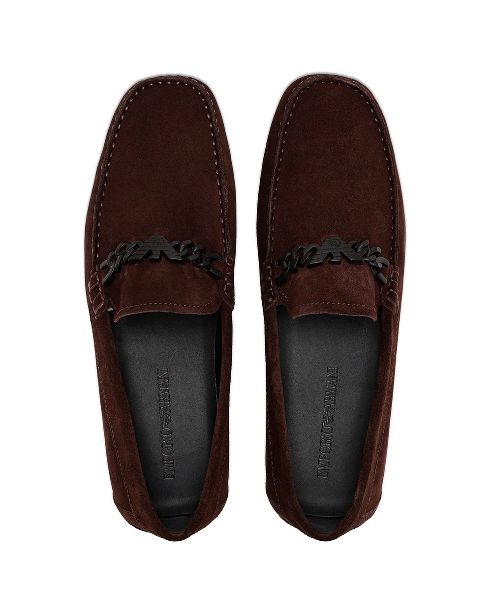 EMPORIO ARMANI SUEDE LOAFER SHOES