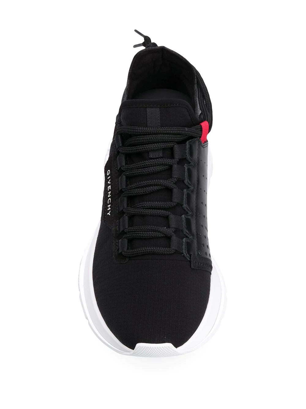 Givenchy Perforated Low-top Sneakers In Black