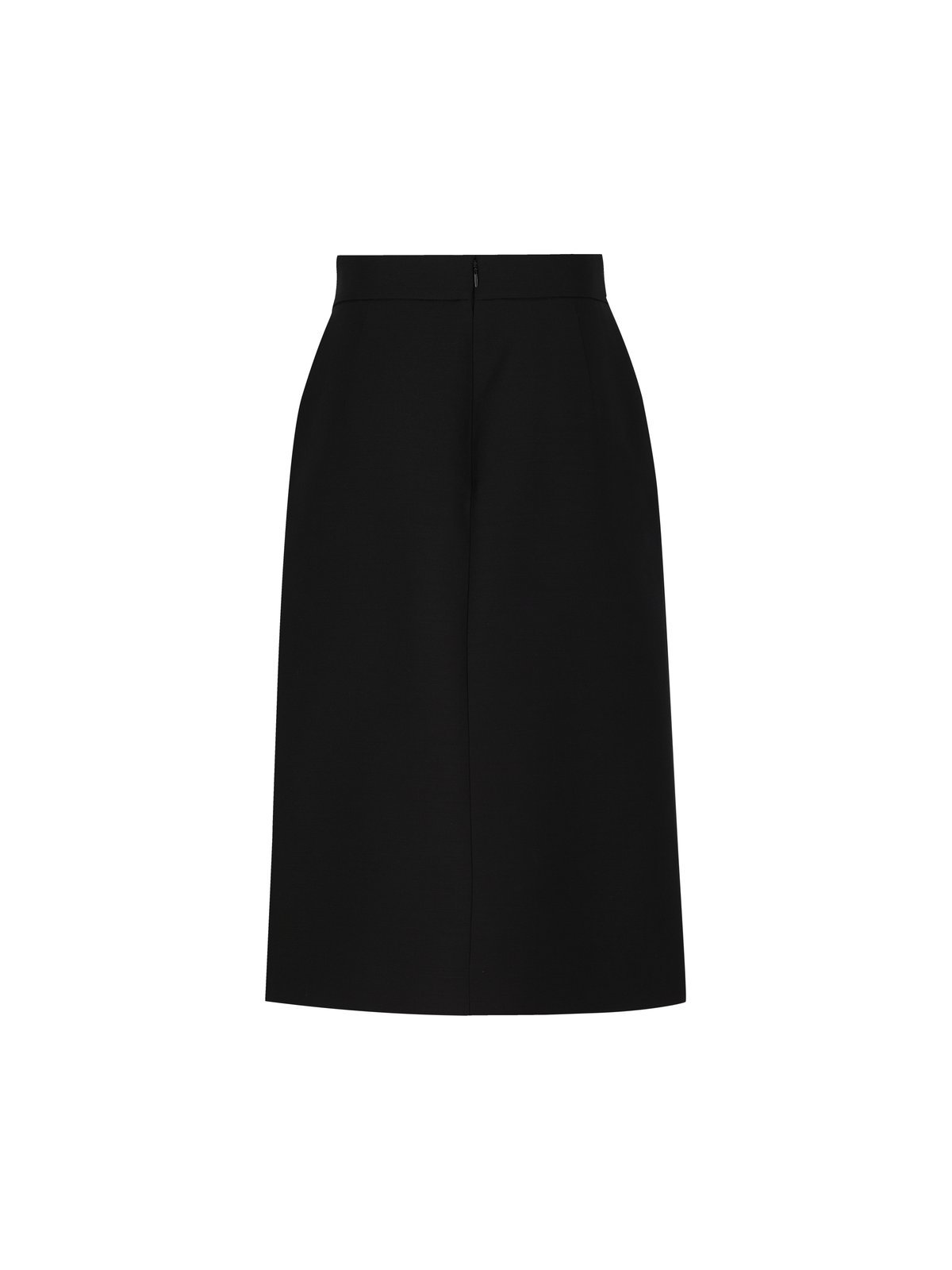 Valentino Garavani Women Skirt With Leather Details In Black