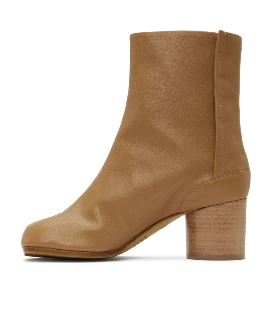 Maison Margiela Split-toe 60mm Ankle Boots In Brown