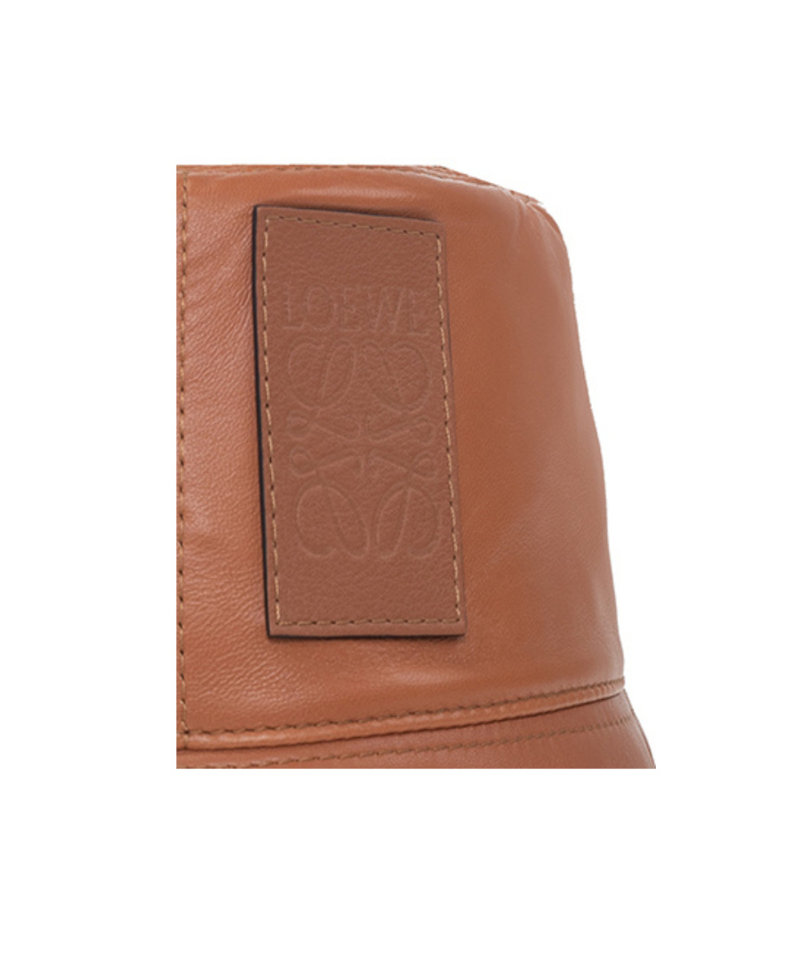 Loewe Quilted Fisherman's Bucket Cap In Brown