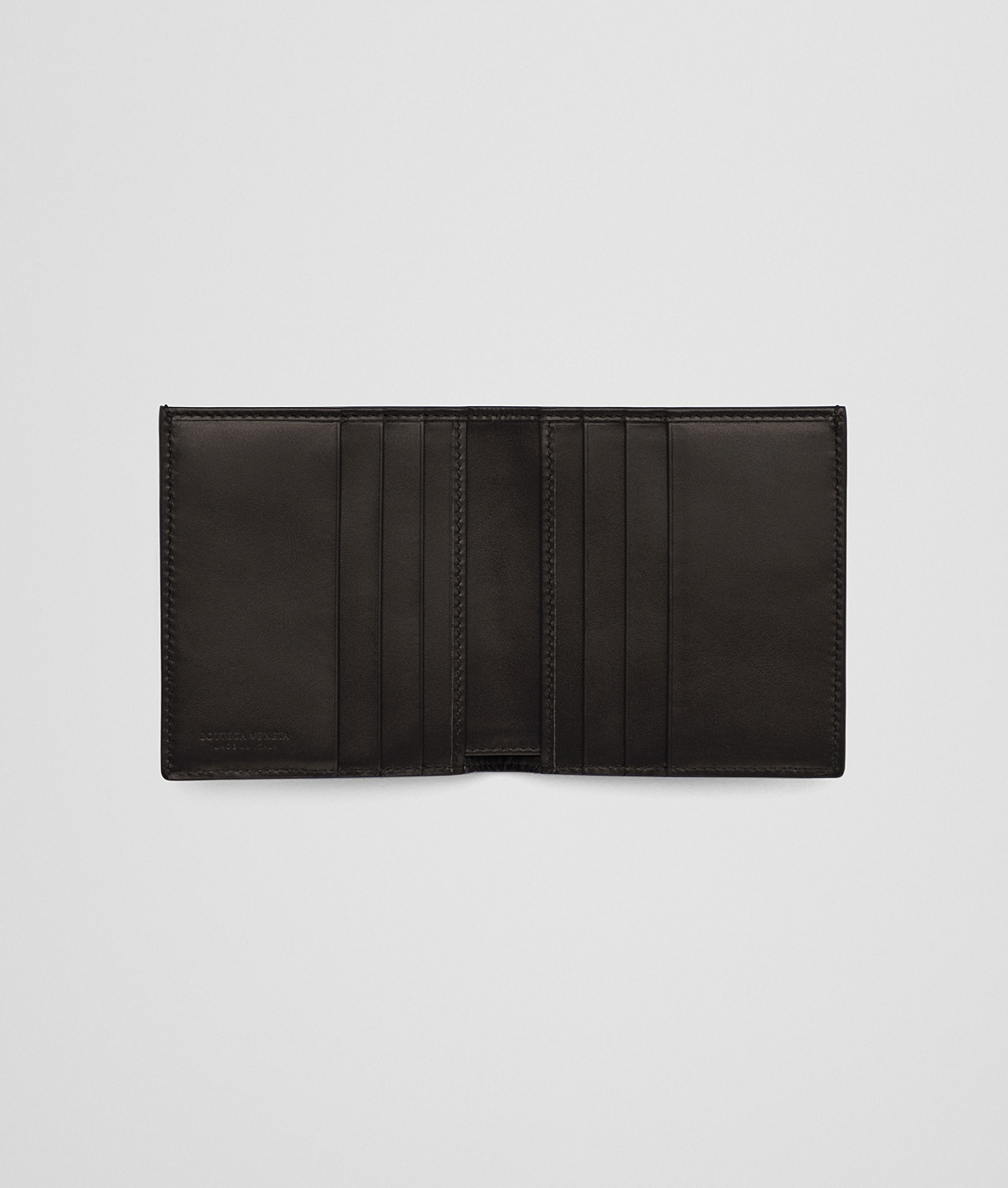 Bottega Veneta Intrecciato Weave Bifold Wallet In Black