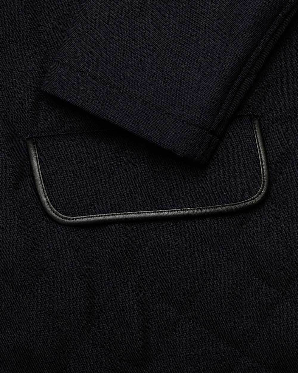 Gucci Double-breasted Casual Jacket In Black