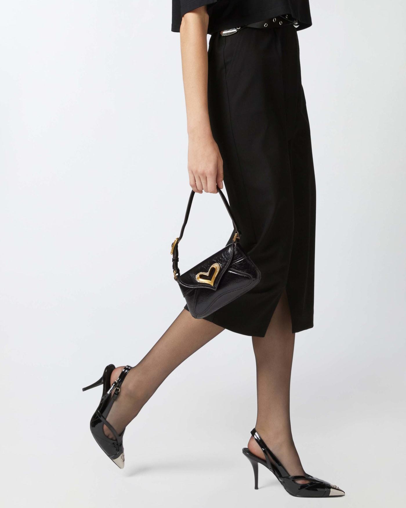 Pinko Small Rounded Rectangular Shoulder Backpack In Black