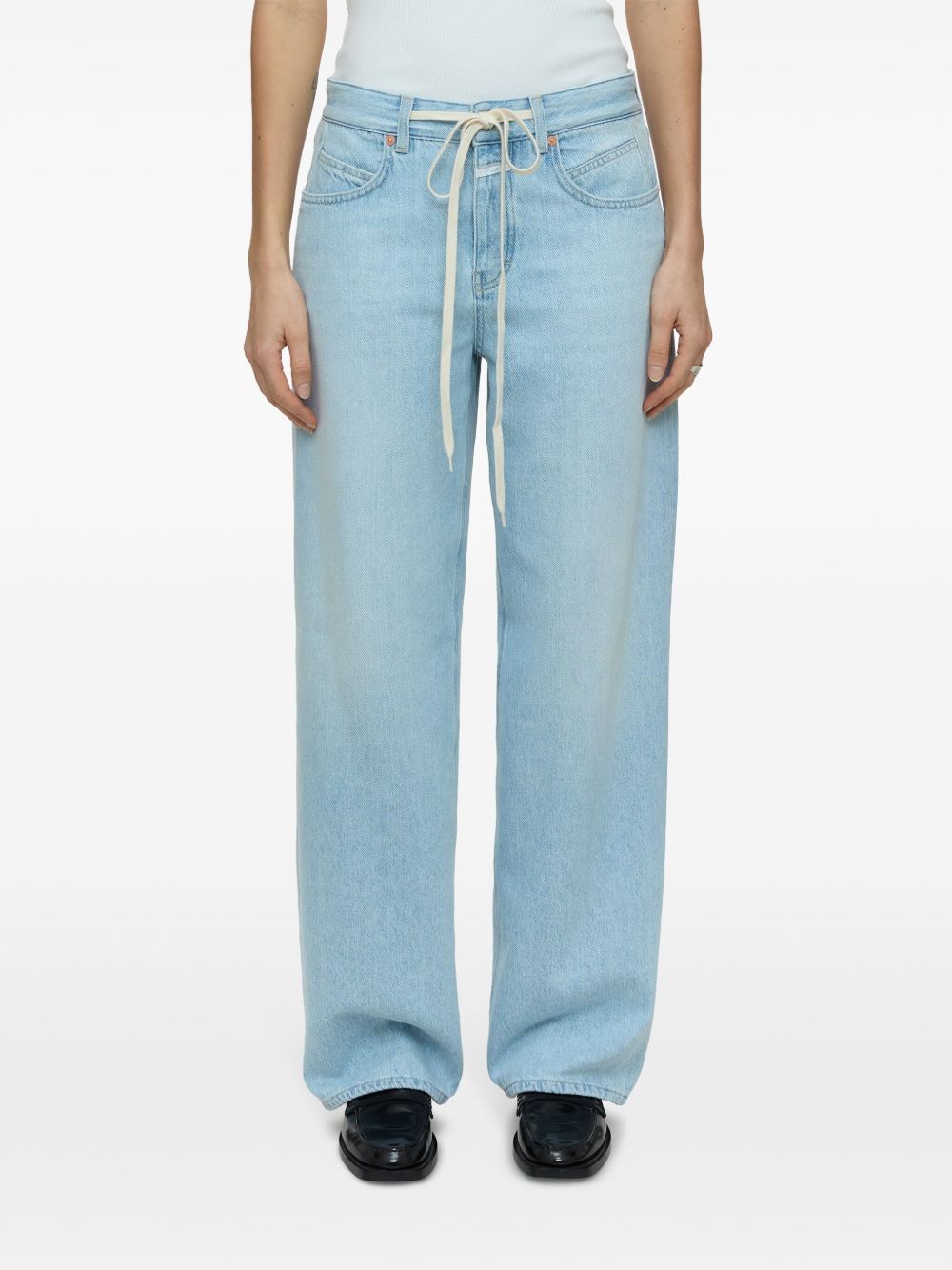CLOSED NIKKA MID-RISE WIDE-LEG JEANS