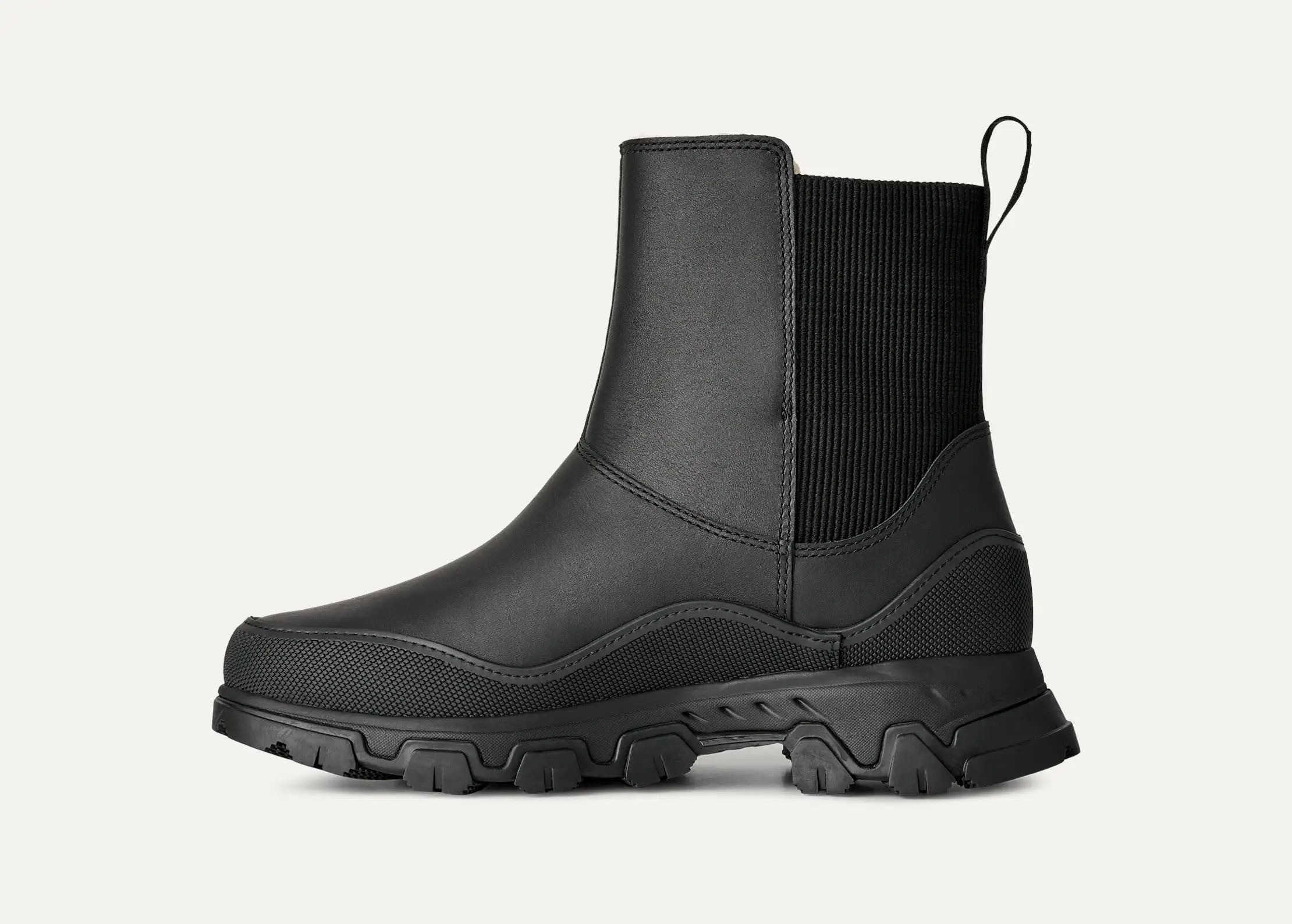 Ugg Round-toed Ankle Boots In Black