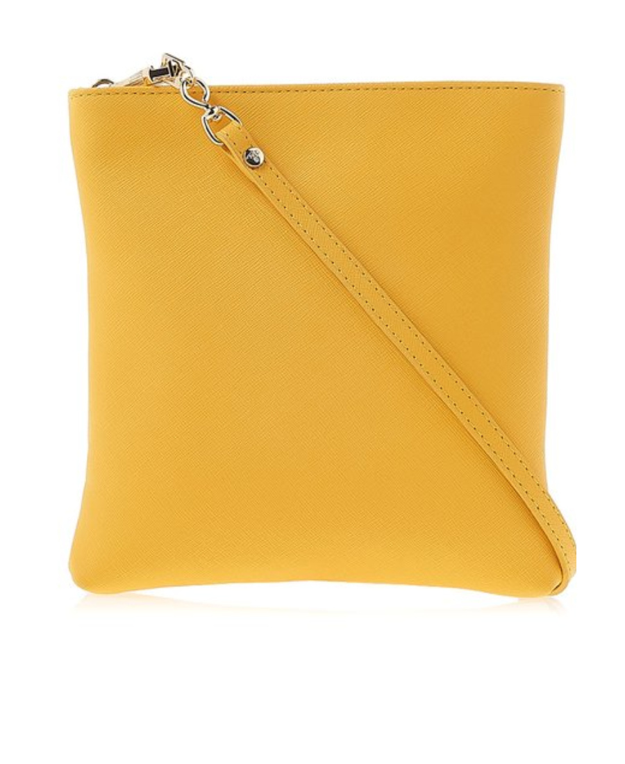 Vivienne Westwood Logo Shoulder Bag In Yellow