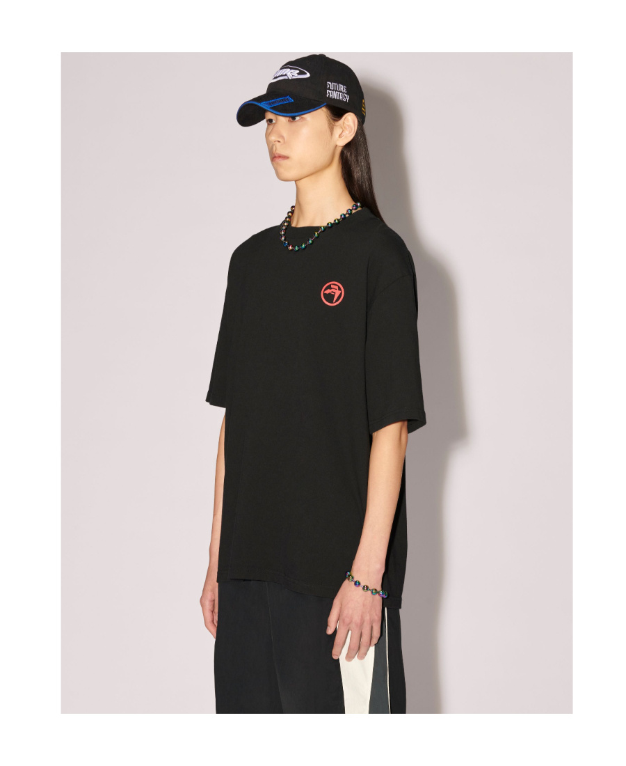 Ambush Records-print Cotton T-shirt In Black