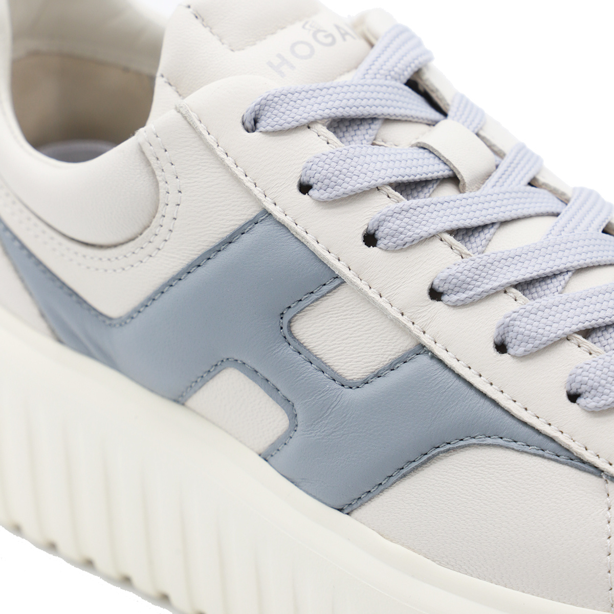 Hogan H-stripes Low-top Sneakers In White