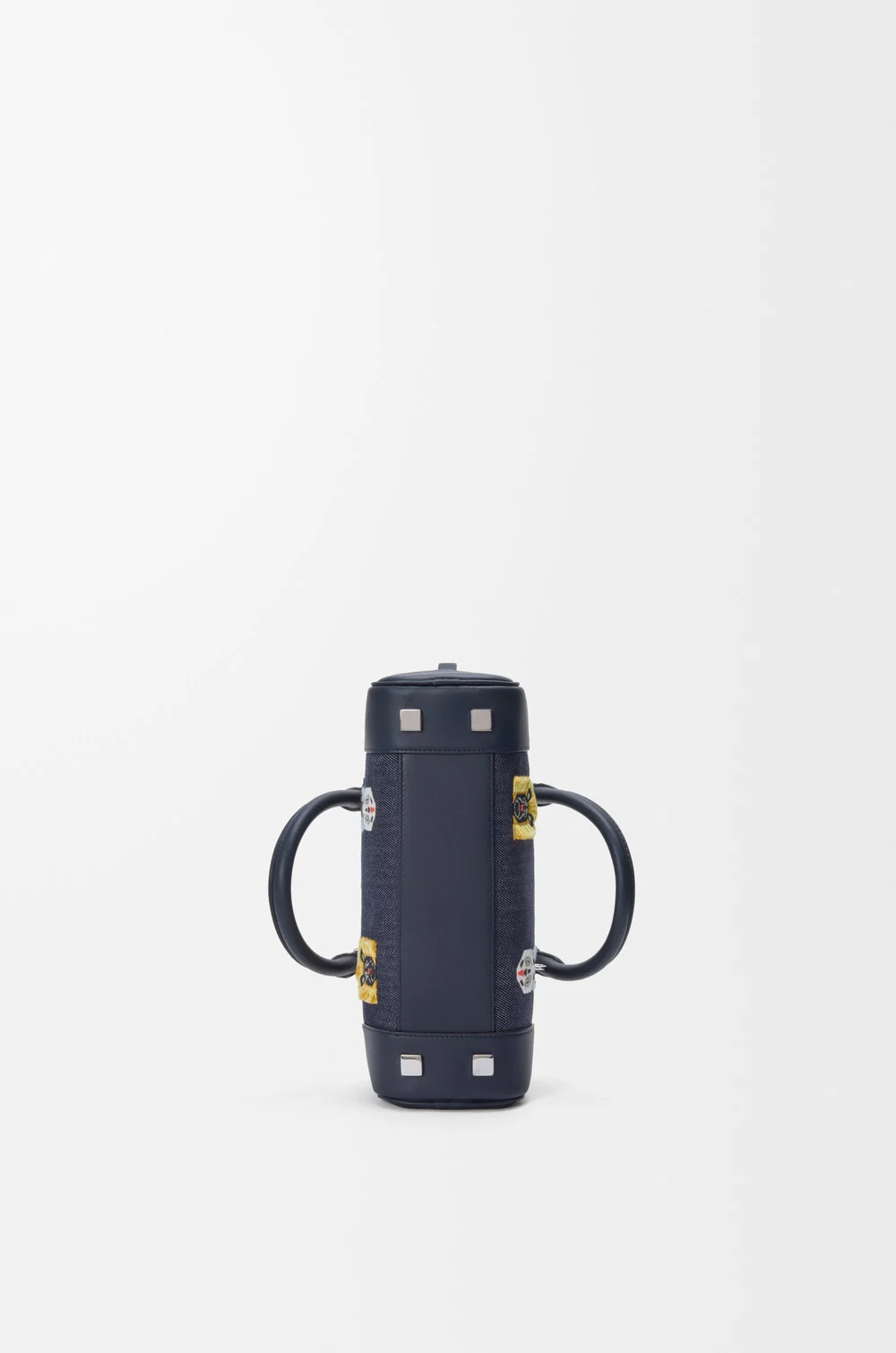 Loewe X Louis Wain Amazona 23 Top-handle Bag In Denim In Blue