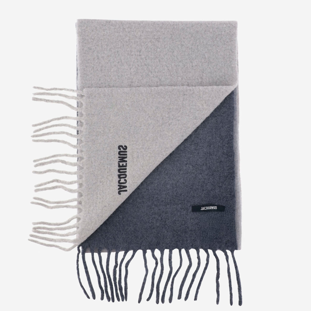 Jacquemus L Echarpe Moisson In Gray
