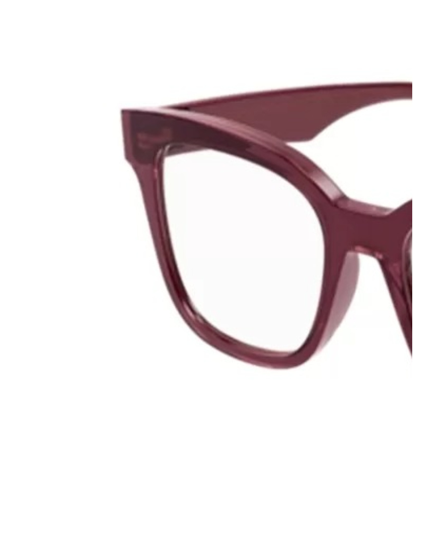 Gucci Square-frame Clear Glasses In Red