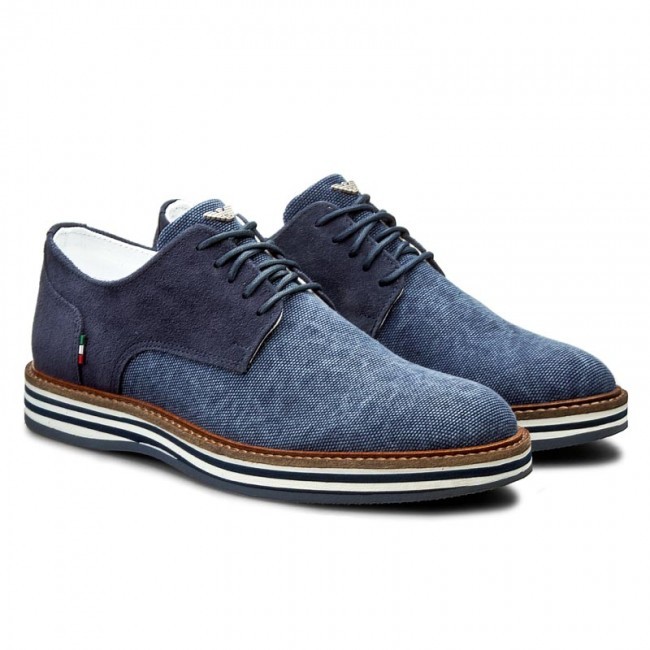 ARMANI JEANS STITCHING DETAILS BUSINESS CASUAL SHOES