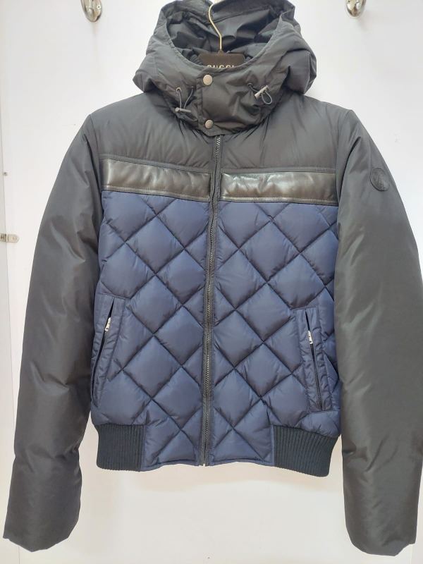 Gucci Long-sleeved Quilted Casual Jacket In Black