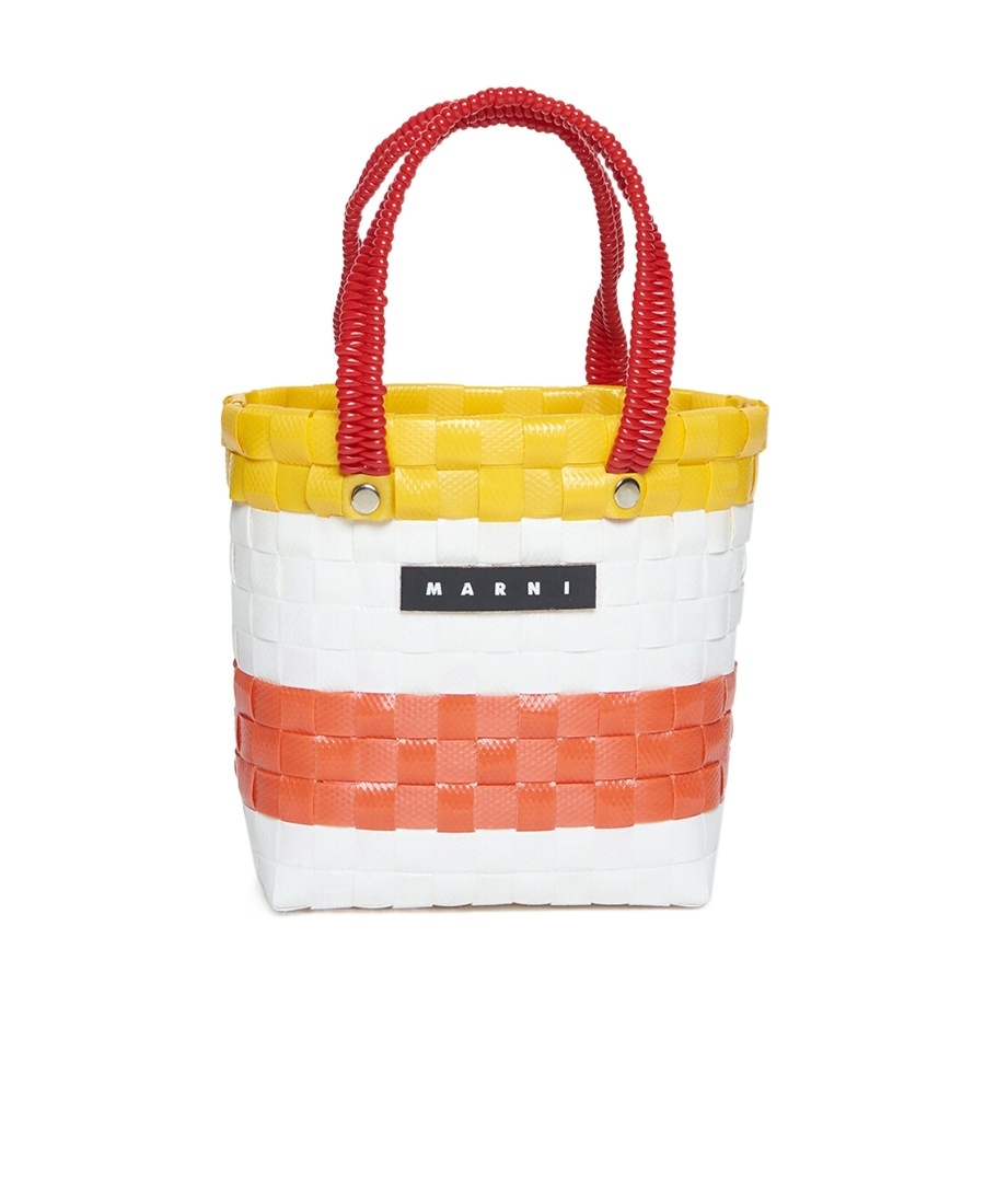 Marni Sunday Morning Tote Handbag In White