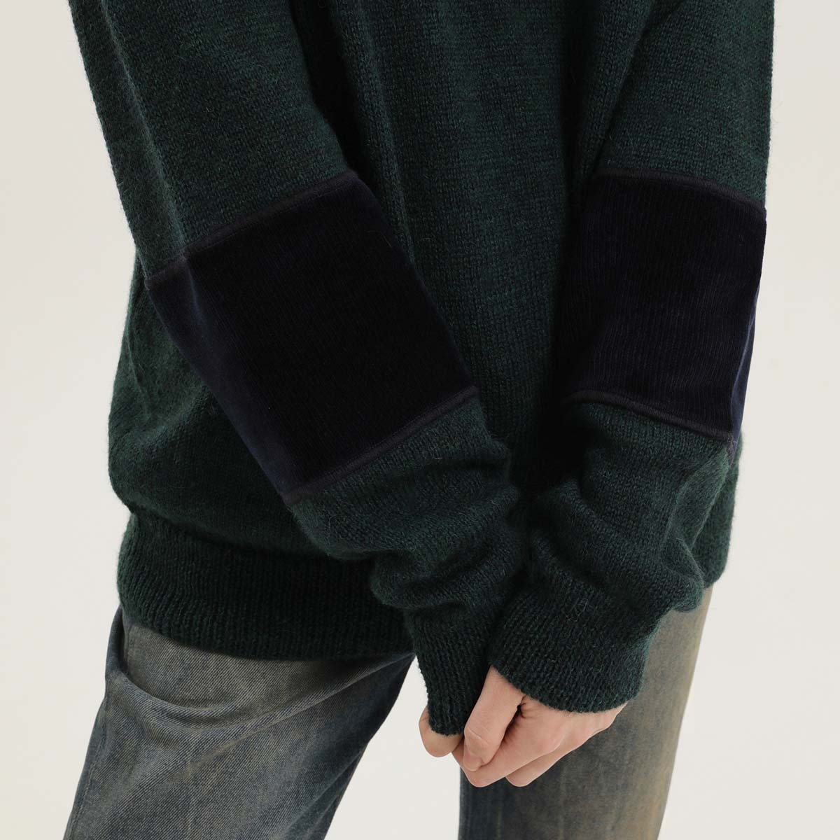 1989 Studio Roll-neck Sweater In Green