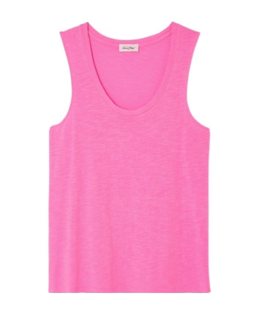 American Vintage Jacksonville Logo Vest In Pink