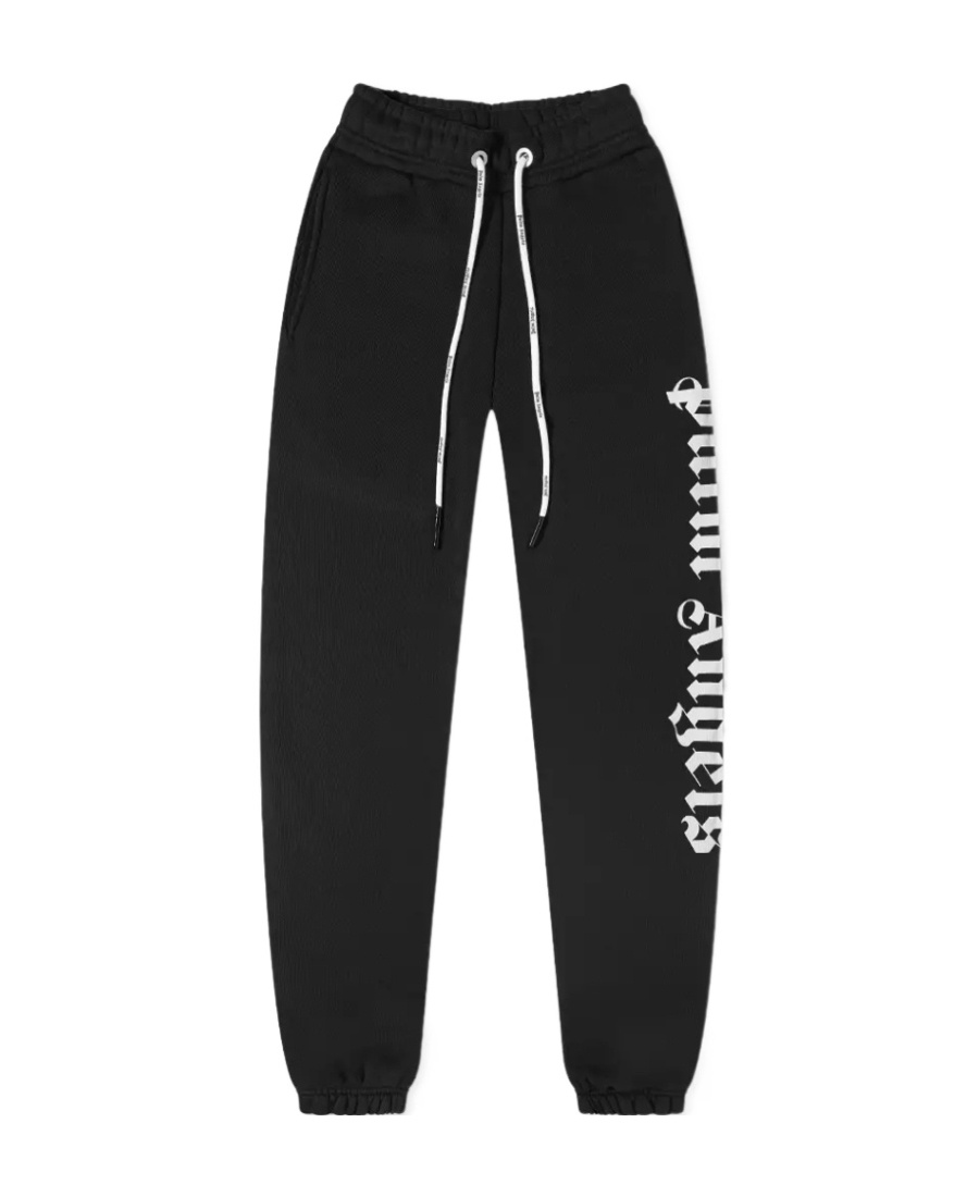 Palm Angels Logo-print Drawstring Sweatpants In Black