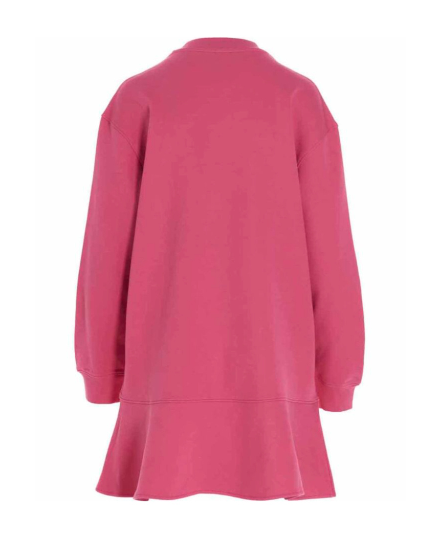Moschino Couture Woman Mini Dress Fuchsia Size 8 Organic Cotton In Red
