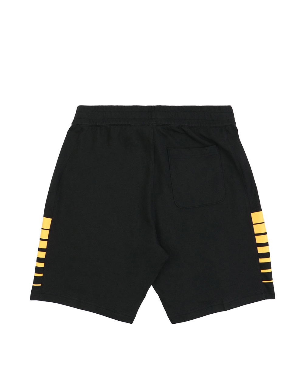 Ea7 Logo Printed Shorts In Black