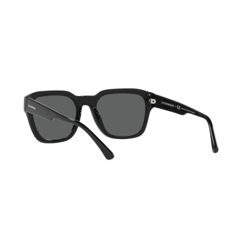 Emporio Armani Square Sunglasses In Black
