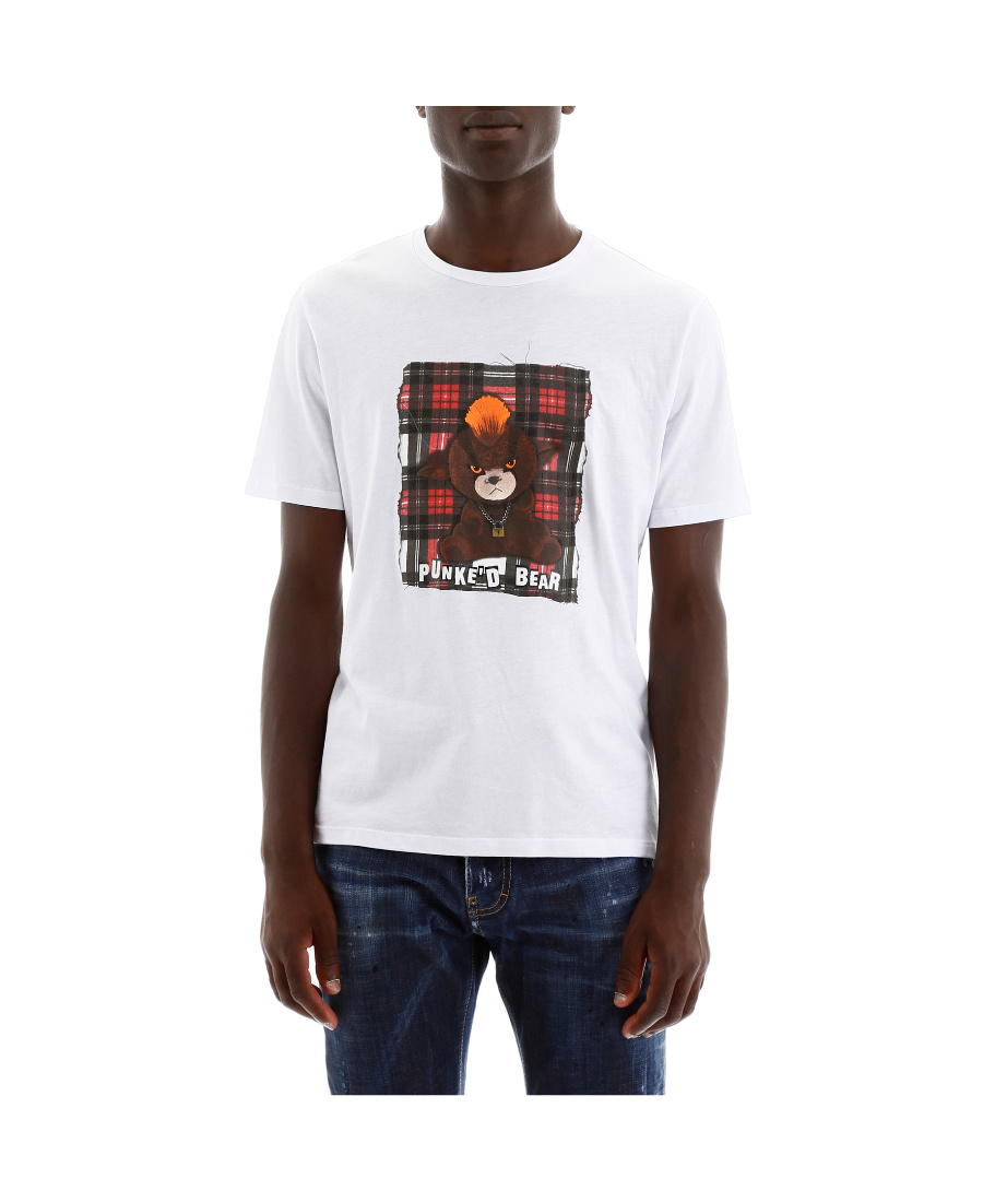Neil Barrett Printed Short-sleeved T-shirt In White