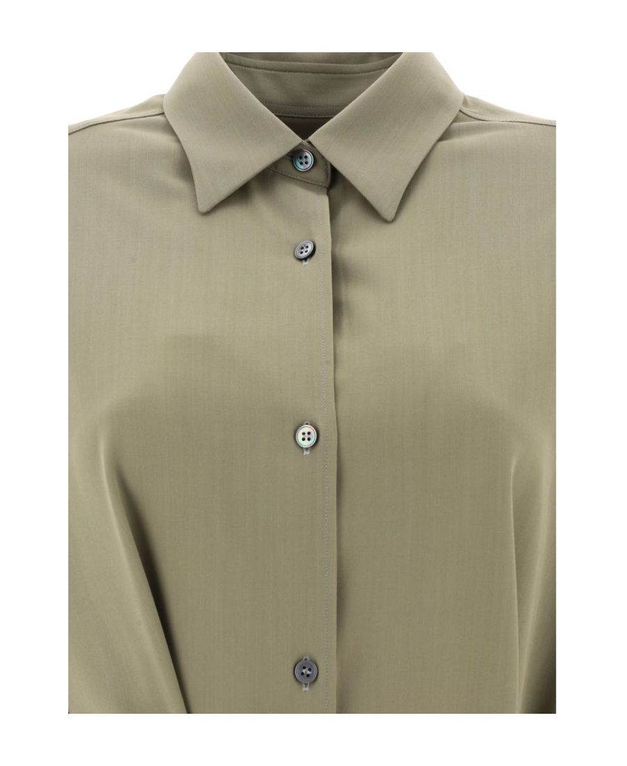 Studio Nicholson Long-sleeved Strap Shirt In Nude