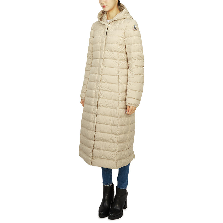 Shop Parajumpers Long-sleeved Down Jacket In Nude