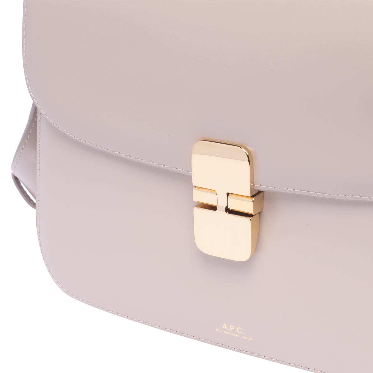 Apc A.p.c. Grace Foldover Shoulder Bag In Pink