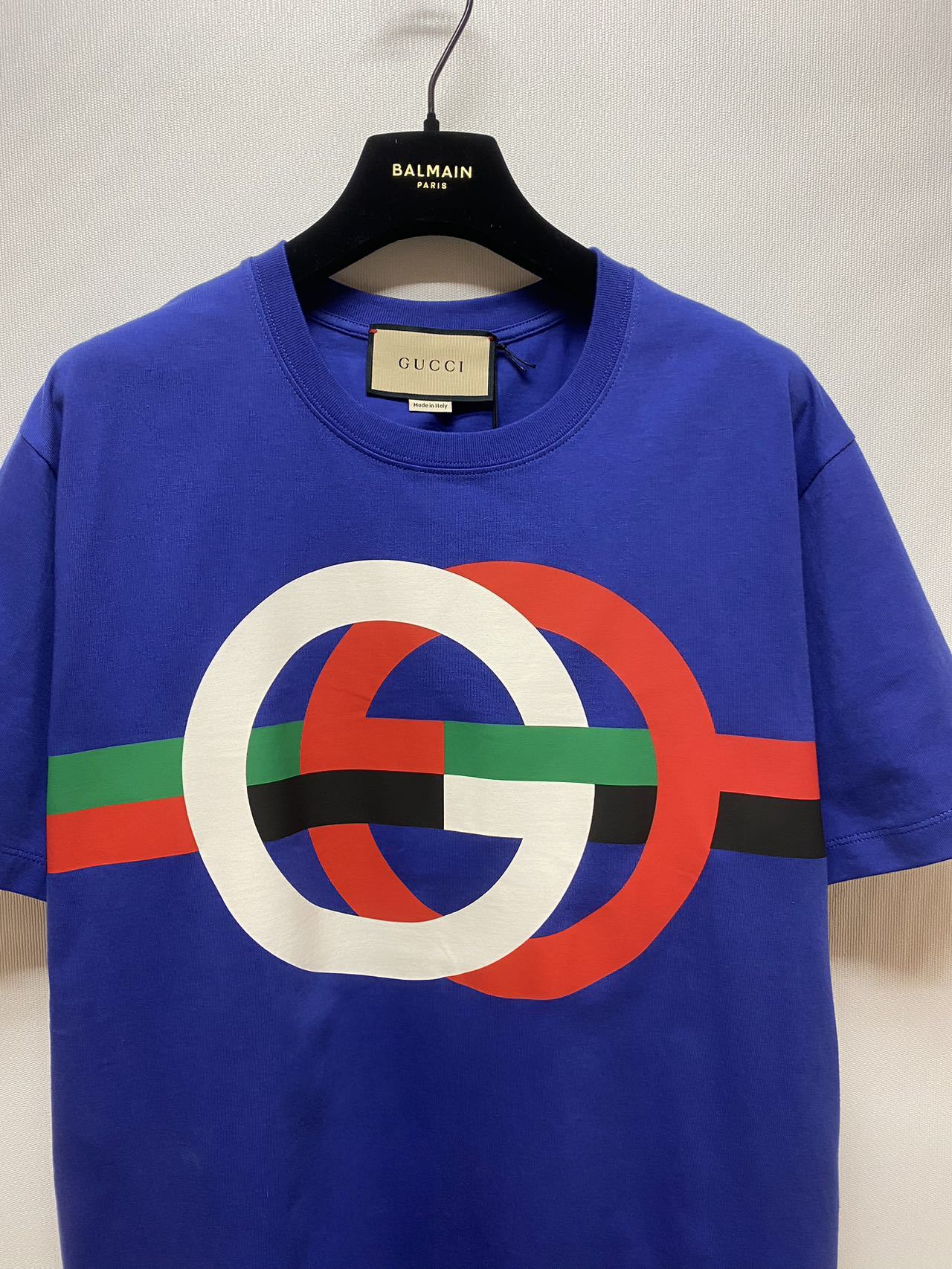 GUCCI GUCCI ROUND GG PRINTED T-SHIRT