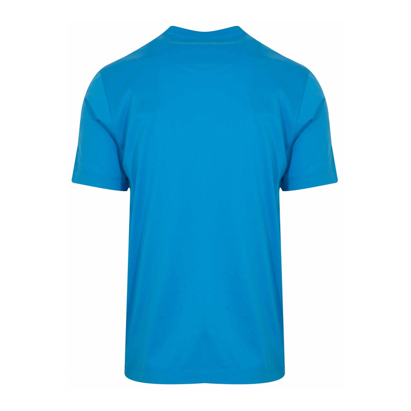 Shop Zegna Logo Details T-shirt In Blue