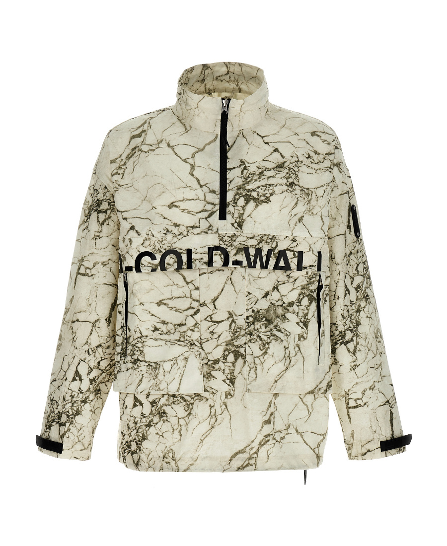 A-cold-wall* Long-sleeved Hooded Sweater In Nude