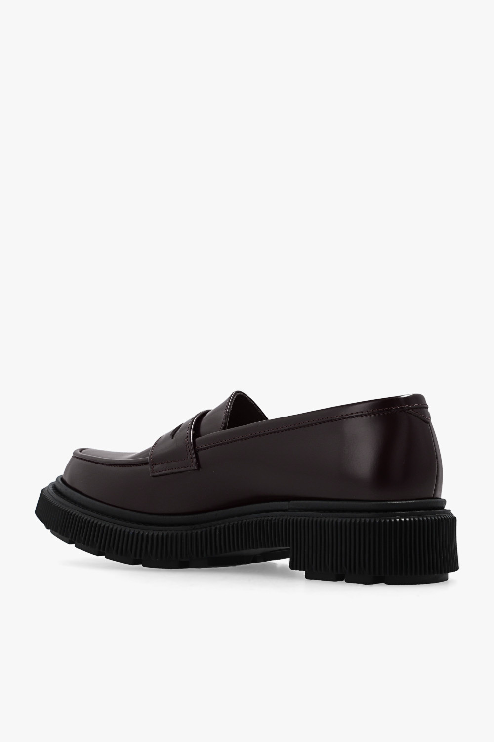 ADIEU PLATFORM LEATHER PENNY LOAFERS 