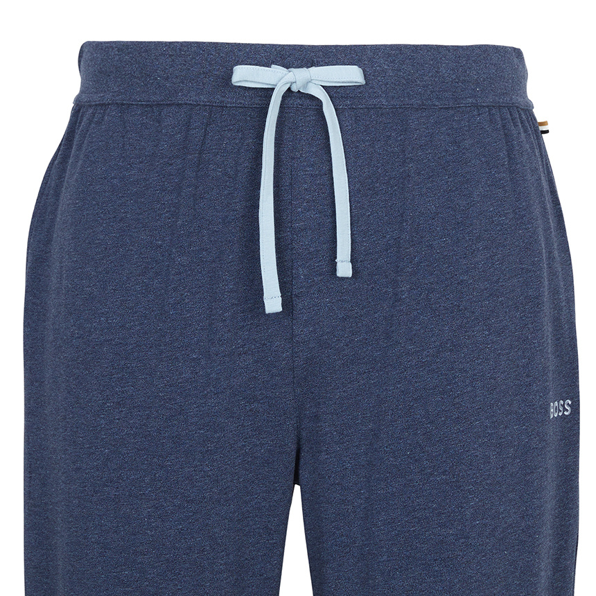 Hugo Boss Elastic Waist Track Pants In Blue
