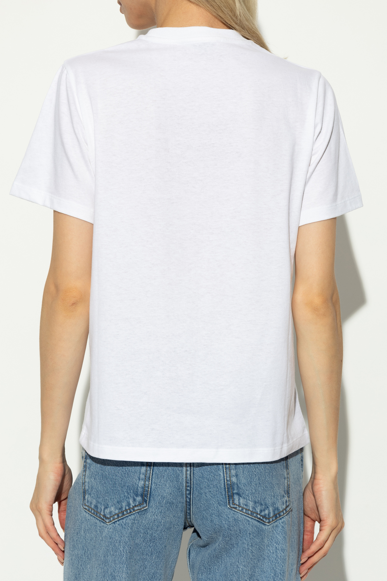 Coperni T-shirt Col Rond En Coton In White