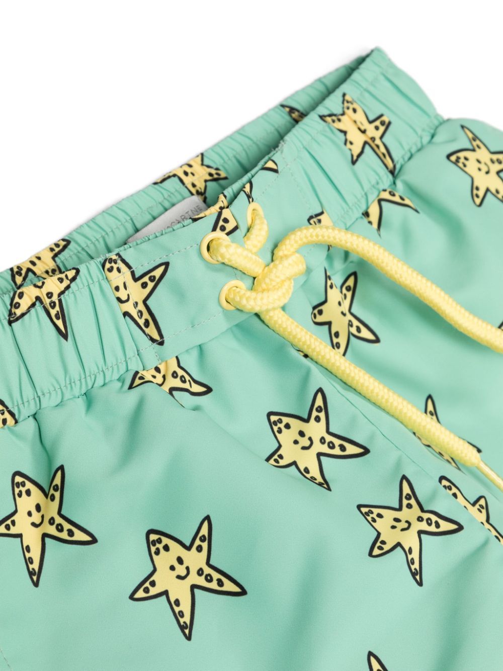 Stella Mccartney Loose Waist Swimming Shorts In Green