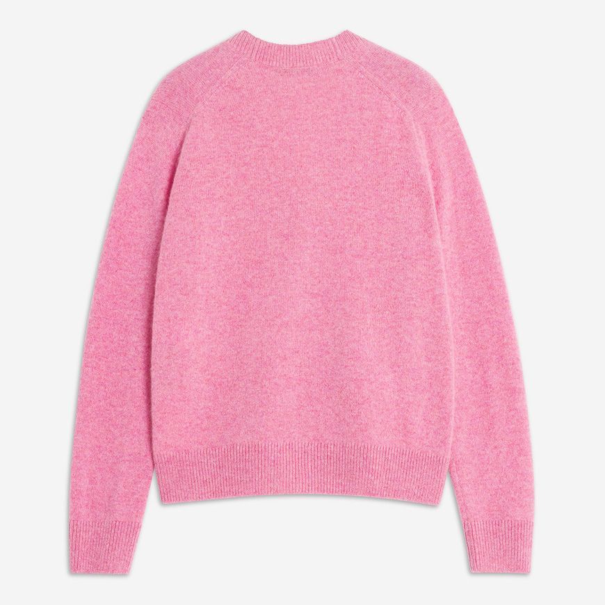 Maison Kitsuné Baby Fox Pocket Cardigan In Pink